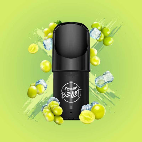 Flavour Beast STLTH Compatible Pod 3-Pack - Wild White Grape Iced - Pod prérempli - Vapeshop Mania