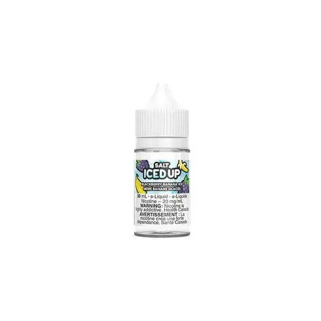 Iced Up - Glace à la banane et à la mûre - E-liquide Salt Nic, 30 ml