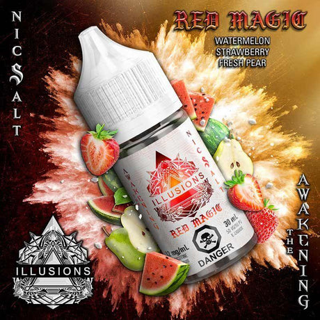 Illusions - Red Magic - 30mL Salt Nic E-Liquid