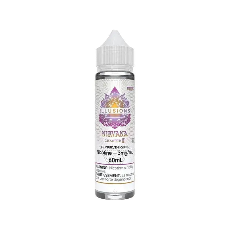 Illusions - Nirvana - 60mL E-Liquid - Freebase E-Liquid - Vapeshop Mania