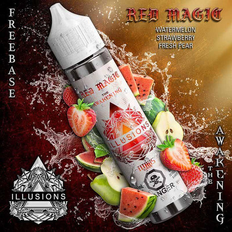 Illusions - Red Magic - E-liquide 60 ml - E-liquide Freebase - Vapeshop Mania