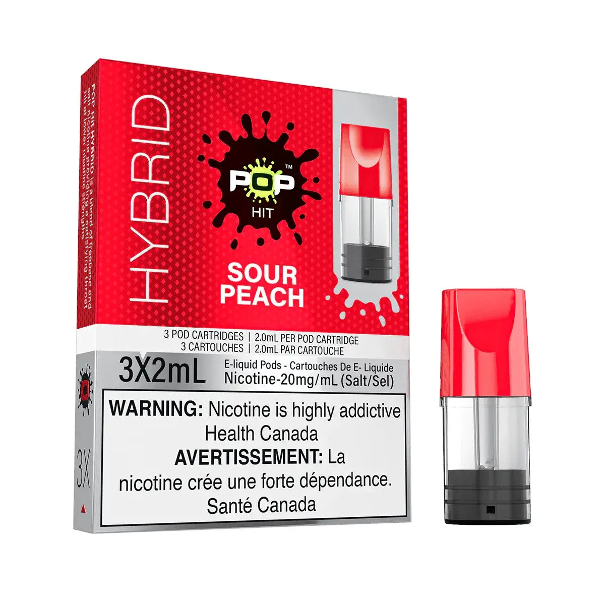 Pop Hit Pod 3-Pack - Blazin Peach - Prefilled Pod - Vapeshop Mania