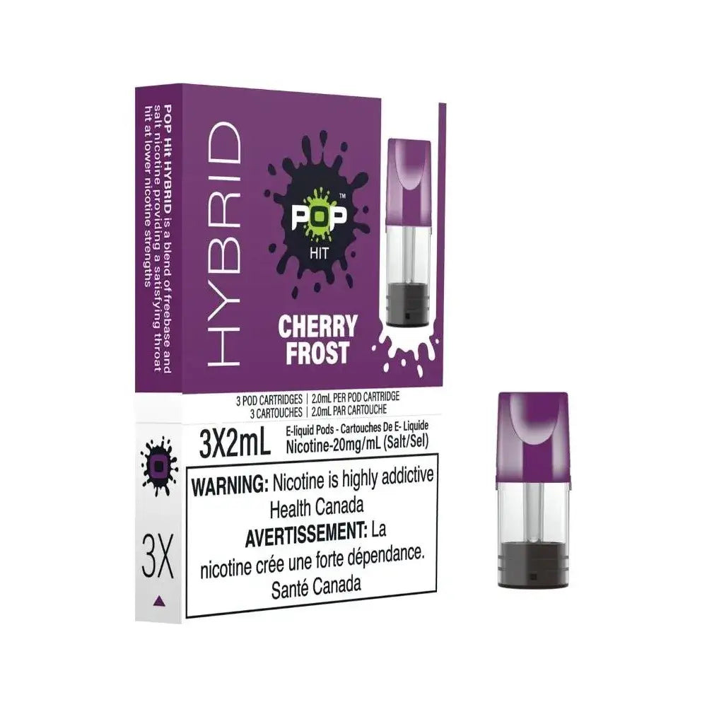 Pop Hit Pod 3-Pack - Cherry Frost - Prefilled Pod - Vapeshop Mania