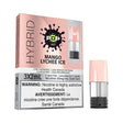 Pop Hit , lot de 3 - Mangue-Litchi glacé - Pod prérempli - Vapeshop Mania