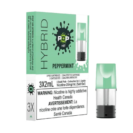 Pop Hit Pod 3-Pack - Peppermint - Prefilled Pod - Vapeshop Mania