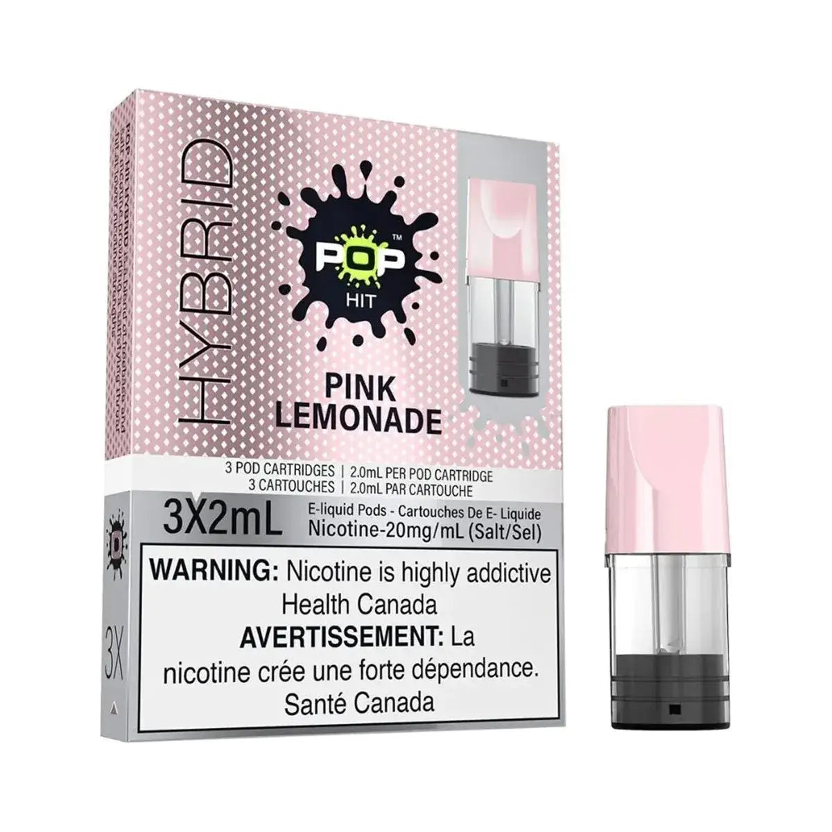 Pop Hit Pod 3-Pack - Pink Lemon - Prefilled Pod - Vapeshop Mania