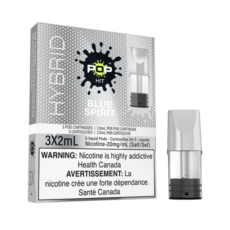 Pop Hit STLTH Compatible Pod 3-Pack - Blue Spirit - Prefilled Pod - Vapeshop Mania
