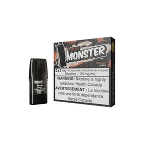 Lot de 2 capsules STLTH Monster Pod - Tabac