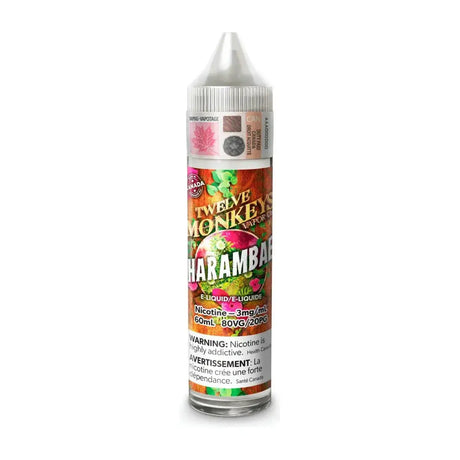 Twelve Monkeys - Harambae - 60mL E-Liquid - Freebase E-Liquid - Vapeshop Mania