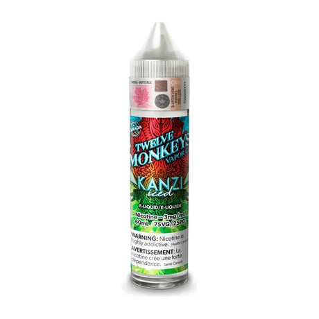 Twelve Monkeys Ice Age - Kanzi Iced - 60mL E-Liquid - Freebase E-Liquid - Vapeshop Mania
