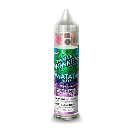 Twelve Monkeys Ice Age - Matata Iced - 60mL E-Liquid - Freebase E-Liquid - Vapeshop Mania