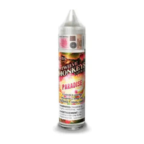 Twelve Monkeys - Paradise - 60mL E-Liquid - Freebase E-Liquid - Vapeshop Mania