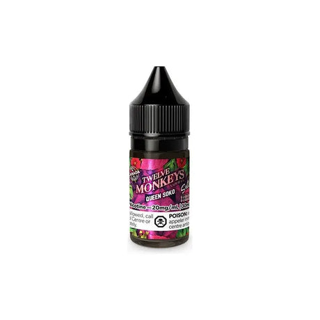 Twelve Monkeys - Queen Soko - 30mL Salt Nic E-Liquid - Salt Nic E-Liquid - Vapeshop Mania
