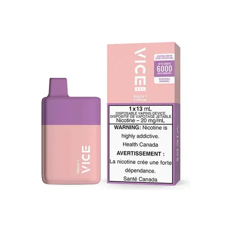 Vice Box 6K - T-shirt couleur pêche
