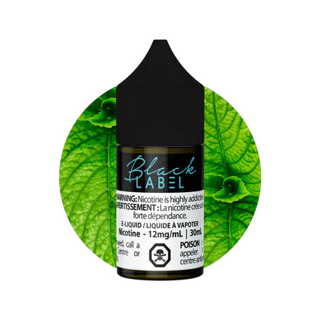 Vaporus Black Label - Fresh Mint - 30mL E-Liquid - Freebase E-Liquid - Vapeshop Mania