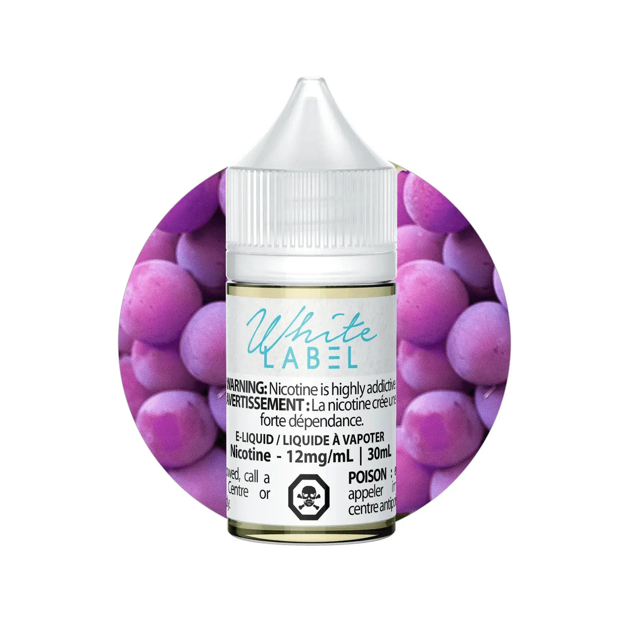 Vaporus White Label - Frozen Grape E-Liquid - Freebase E-Liquid - Vapeshop Mania