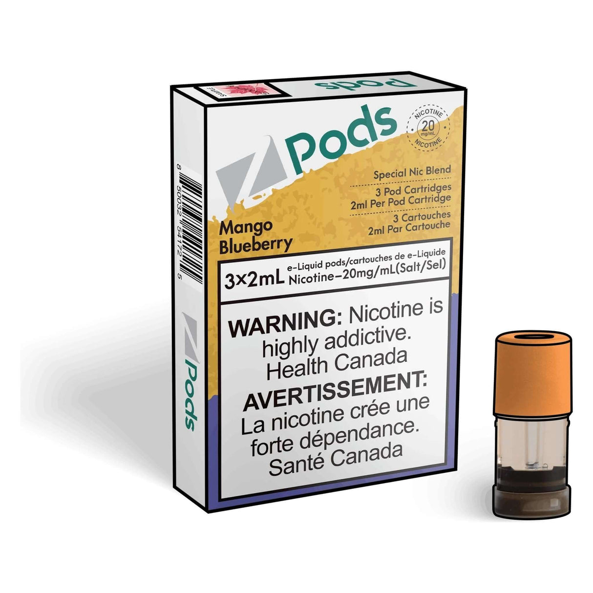 Lot de 3 capsules Z Pods - Mangue-myrtille