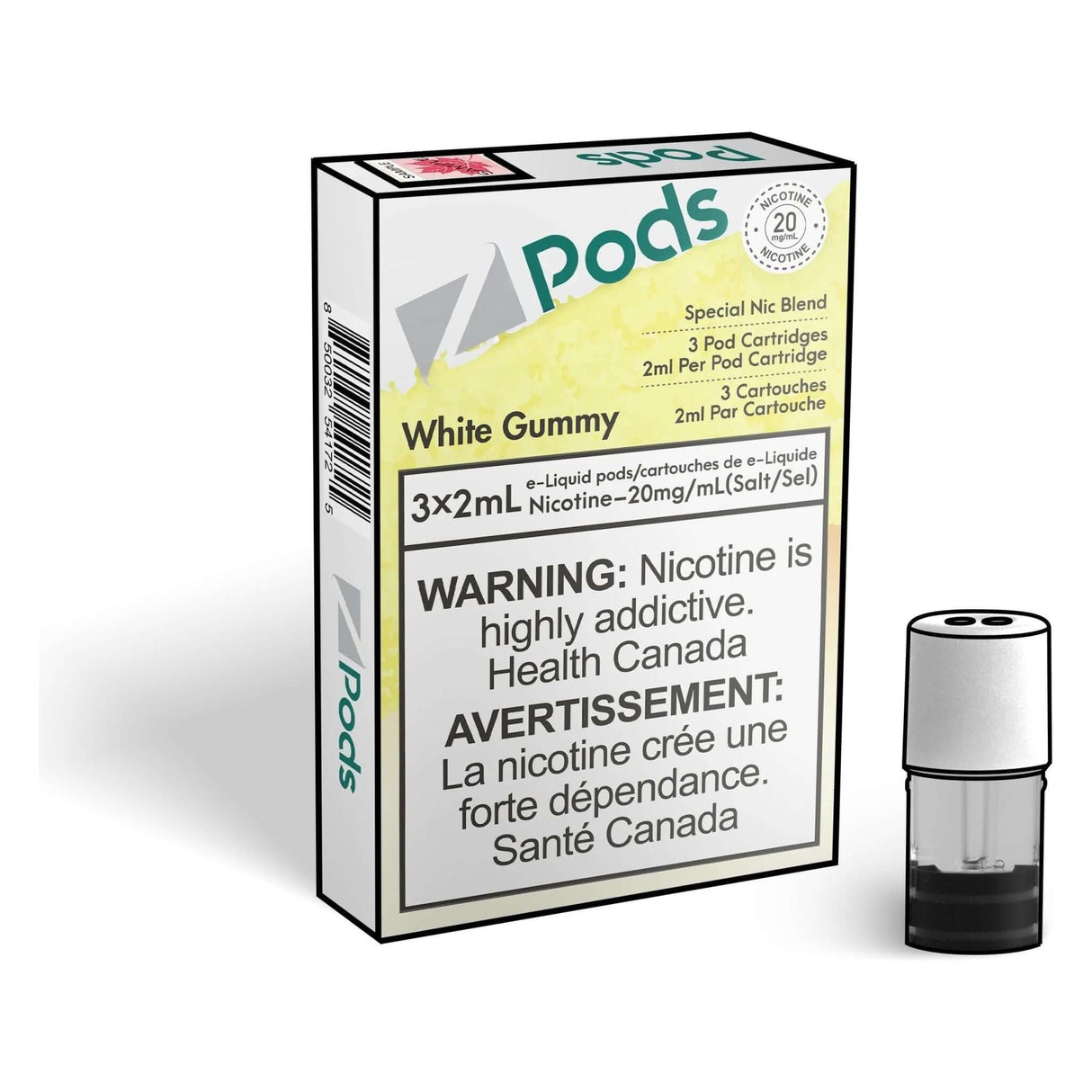 Z Pods Pod 3-Pack - White Gummy