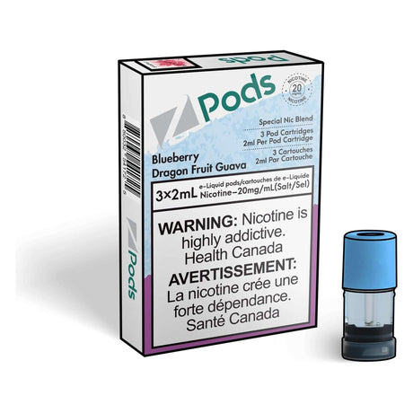 Z Pods Pod 3-Pack - Blueberry Raspberry Grape - Prefilled Pod - Vapeshop Mania