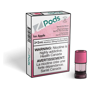 Z Pods Pod 3-Pack - Ice Apple - Prefilled Pod - Vapeshop Mania