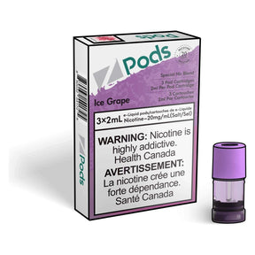 Z Pods Pod 3-Pack - Ice Grape - Prefilled Pod - Vapeshop Mania