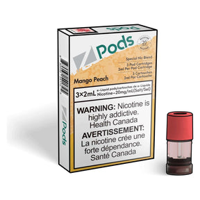 Z Pods Pod 3-Pack - Mango Peach - Prefilled Pod - Vapeshop Mania