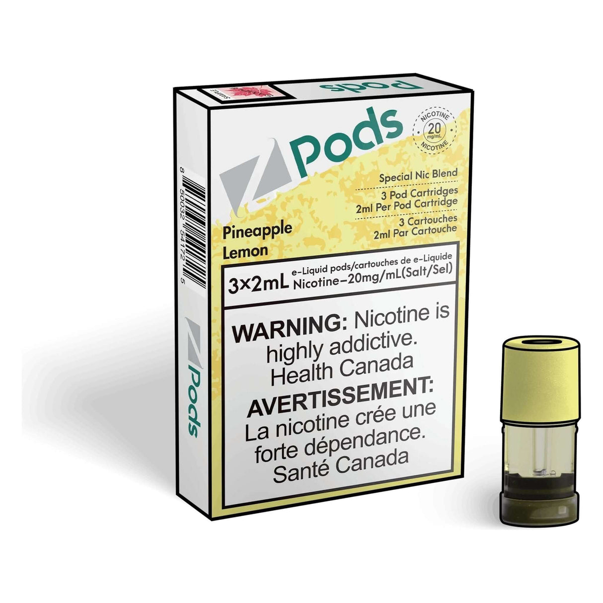 Z Pods Pod 3-Pack - Pineapple Lemon - Prefilled Pod - Vapeshop Mania