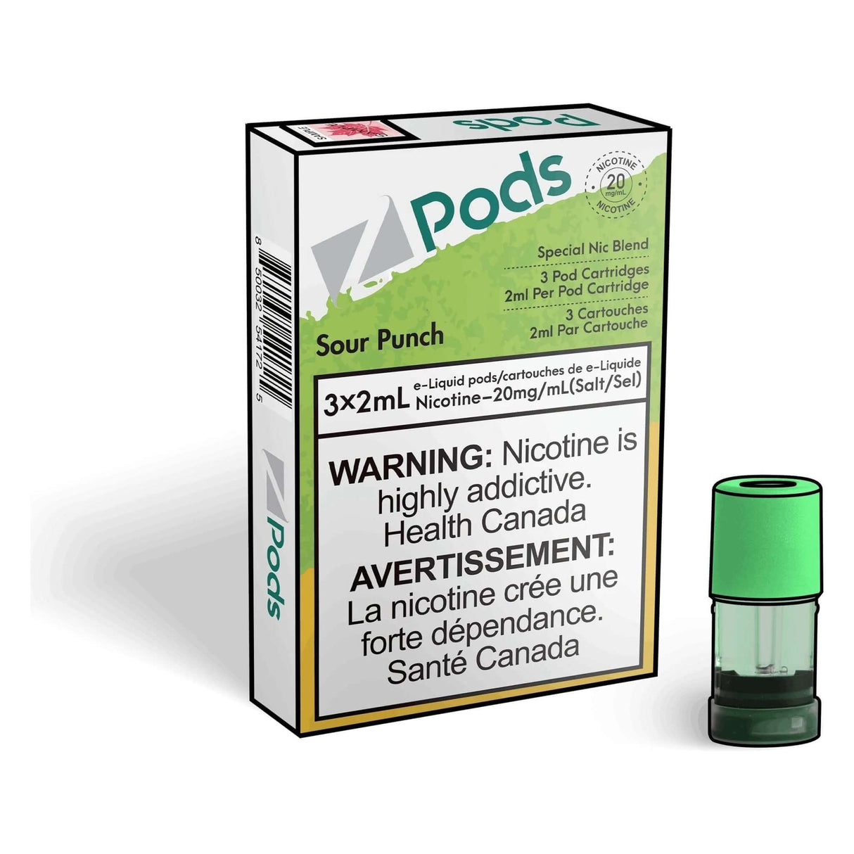 Z Pods Pod 3-Pack - Sour Punch - Prefilled Pod - Vapeshop Mania