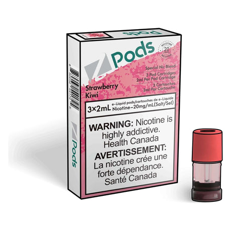 Z Pods Pod 3-Pack - Strawberry Kiwi - Prefilled Pod - Vapeshop Mania
