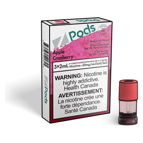 Z Pods STLTH Compatible Pod 3-Pack - Apple Cranberry - Prefilled Pod - Vapeshop Mania