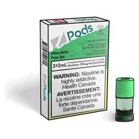 Z Pods STLTH Compatible Pod 3-Pack - Peak Dew - Pod prérempli - Vapeshop Mania