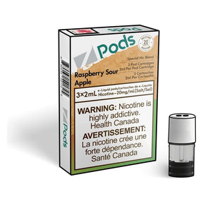 Z Pods STLTH Compatible Pod 3-Pack - Raspberry Sour Apple - Prefilled Pod - Vapeshop Mania