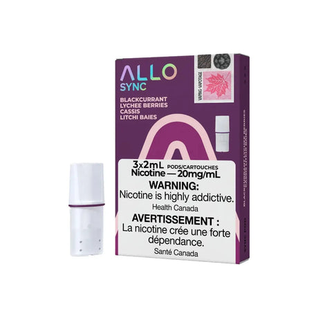 Shop ALLO Sync Pod Pack - Blackcurrant Lychee Berries - at Vapeshop Mania