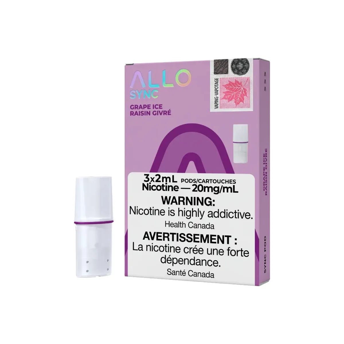 ALLO Sync Pod Pack - Grape Ice - Vapeshop Mania