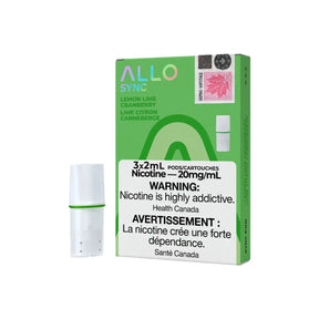 ALLO Sync Pod Pack - Lemon Lime Cranberry - Vapeshop Mania