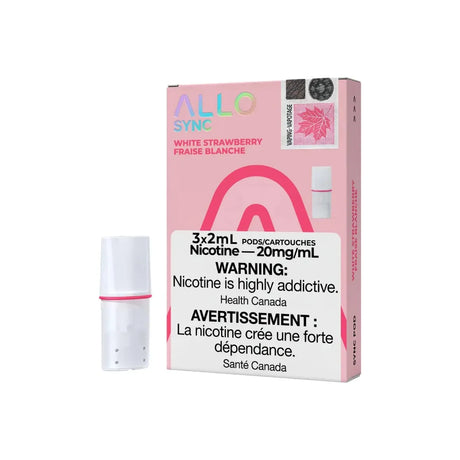 ALLO Sync Pod Pack - White Strawberry - Vapeshop Mania