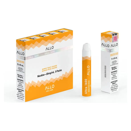 ALLO Ultra 1600 Disposable - Mango Peach Orange - Vapeshop Mania