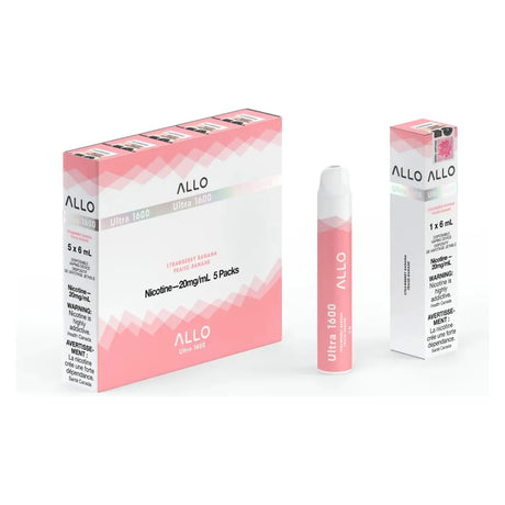 ALLO Ultra 1600 Disposable - Strawberry Banana - Vapeshop Mania