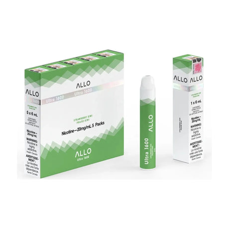 ALLO Ultra 1600 Disposable - Strawberry Kiwi - Vapeshop Mania