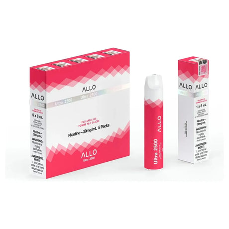 ALLO Ultra 2500 Disposable - Fuji Apple Ice - Vapeshop Mania