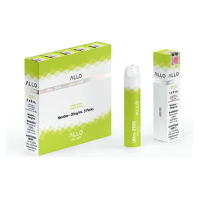 ALLO Ultra 2500 Disposable - Green Apple - Vapeshop Mania