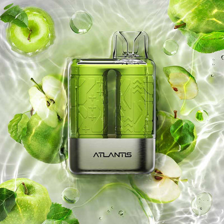 Shop Atlantis by NVZN 8000 Disposable - Green Applelicious - at Vapeshop Mania