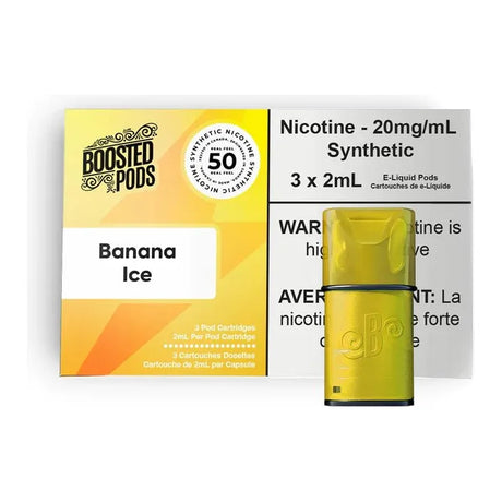BOOSTED Pods - Banana Ice - Vapeshop Mania