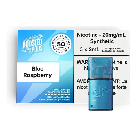 Shop BOOSTED Pods - Blue Raspberry - at Vapeshop Mania