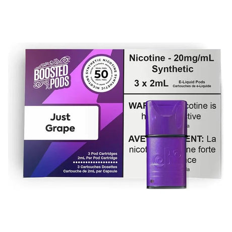 BOOSTED Pods - Just Grape - Vapeshop Mania