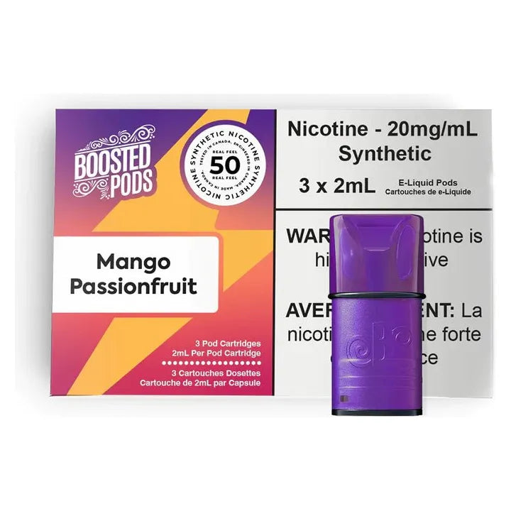 BOOSTED Pods - Mango Passionfruit - Vapeshop Mania