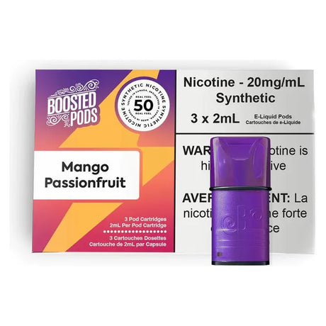 BOOSTED Pods - Mango Passionfruit - Vapeshop Mania