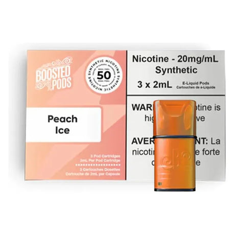 Shop BOOSTED Pods - Peach Ice - at Vapeshop Mania