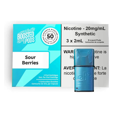 Shop BOOSTED Pods - Sour Berries - at Vapeshop Mania