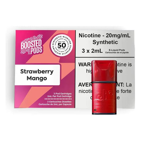 BOOSTED Pods - Strawberry Mango - Vapeshop Mania